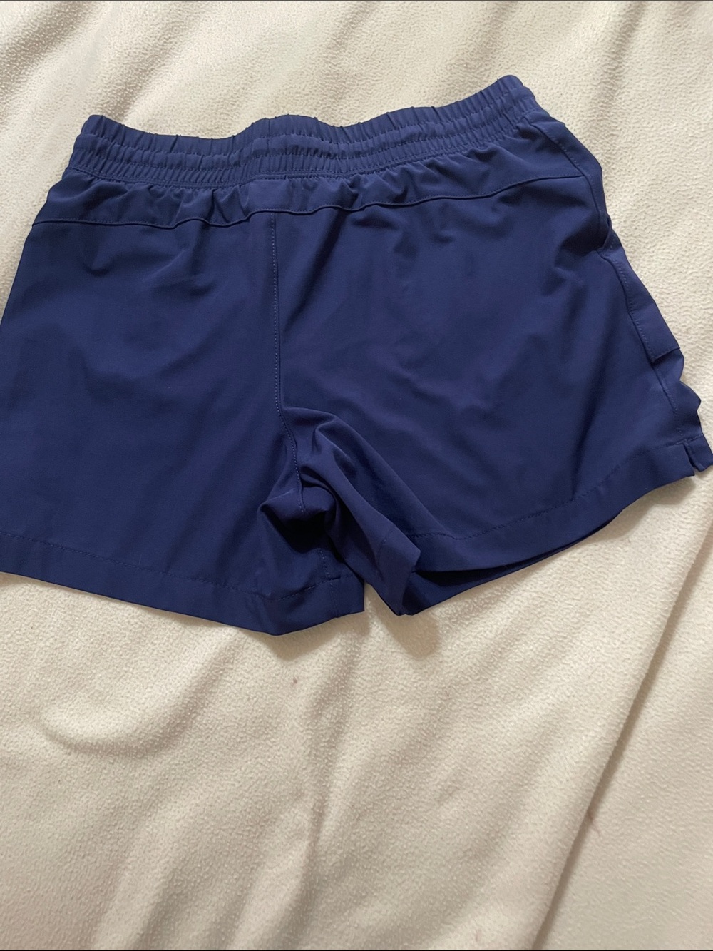 Bcg Navy Elastic Waist Athletic Shorts with Pockets - Picture 2 of 4